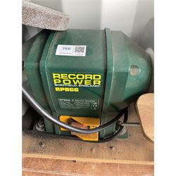 Record RPBG6 and Draper GWD205A Wet and dry bench sharper - THIS LOT IS TO BE COLLECTED BY APPOINTMENT FROM DUGGLEBY STORAGE, GREAT HILL, EASTFIELD, SCARBOROUGH, YO11 3TX