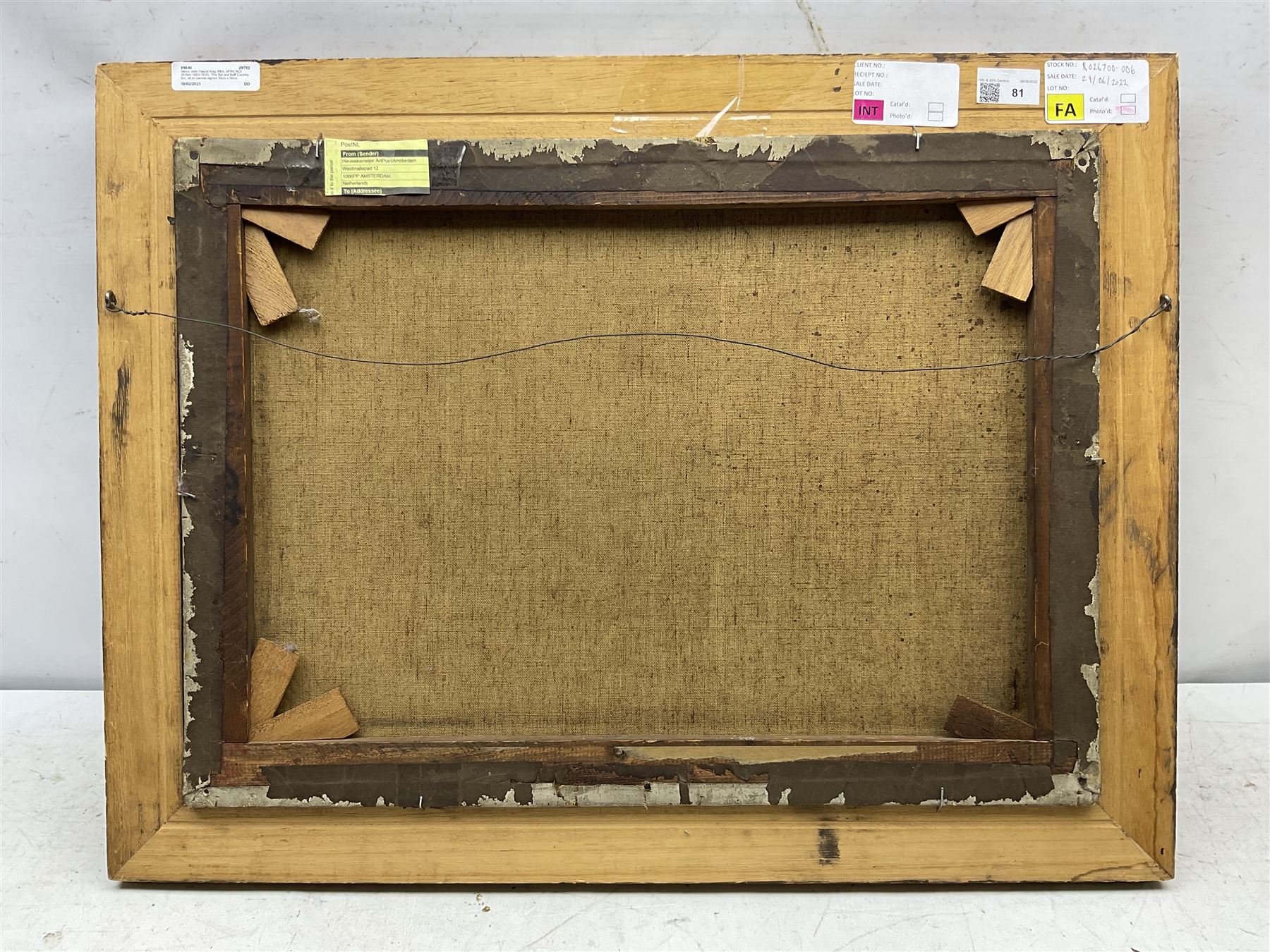 Henry John Yeend King, RBA VPRI ROI (British 1855-1924): 'The Bat and Ball' Country Inn, oil on canvas signed 39cm x 54cm 