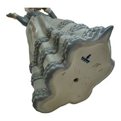 Lladro figures Chrysanthemum, together with Aranjuez Little Lady no 4879, together with  Royal Doulton figures and similar 