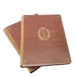 'L'Album de la Guerre' 1914-1919 two volumes published1923 gilt decorated boards, five volumes of poetry etc in St Anne's School prize bindings, 'Kriegs Album' , Army List 1859 and 'Swollen Headed William' third edition