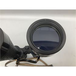 Ten cased pairs of binoculars, to include Ross London Steplux 7x50, Ross Solaross 16x60, Crescent zoom 7x- 12x50, Hilkinson 20x60,  Ross Stepnada 7x30,  Philo 10x50 etc