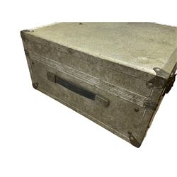 Pearl Musical Instruments Limited SS-101 amplifier No.7091 with integral flight case 48cm square