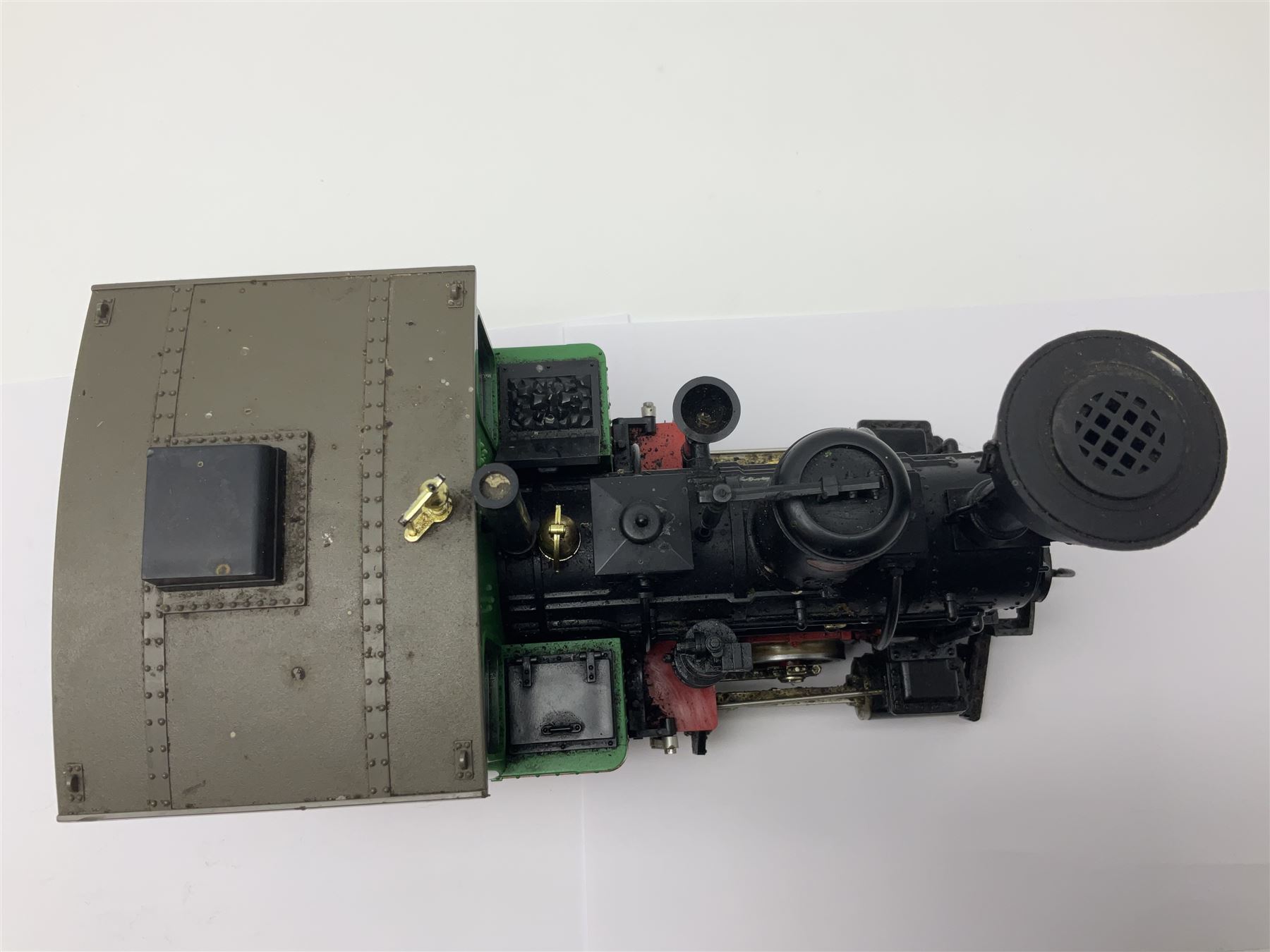 LGB (Lehmann Gross Bahn) G scale, gauge 1 0-4-0 tank locomotive, no 2774, in green, red and black livery, unboxed