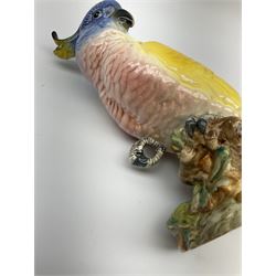 A Beswick model of a cockatoo, no 1180, with impressed marks beneath, H21cm.