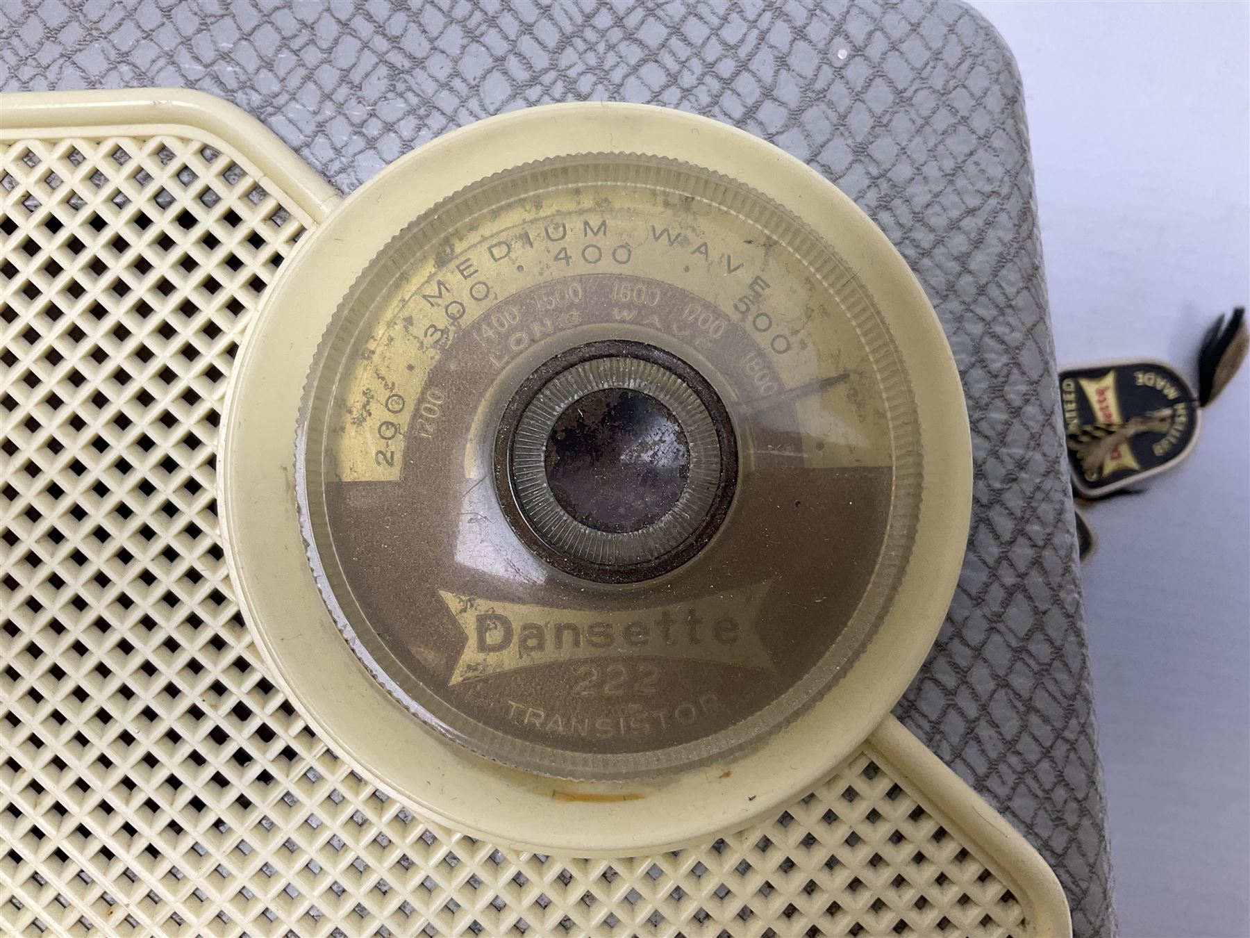 ASA Tokyo monocular microscope with black body, pitchfork base and wooden carrying box containing additional lenses No.47324 H29cm; Universal Avometer Model 8x Mk.III (Panclimatic); and Dansette 222 portable transistor radio (3)