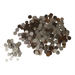 Approximately 310 grams of Great British pre-1947 silver coins, together with a USA 1966 '...