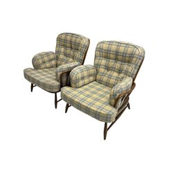 Ercol - pair 'Jubilee' armchairs 