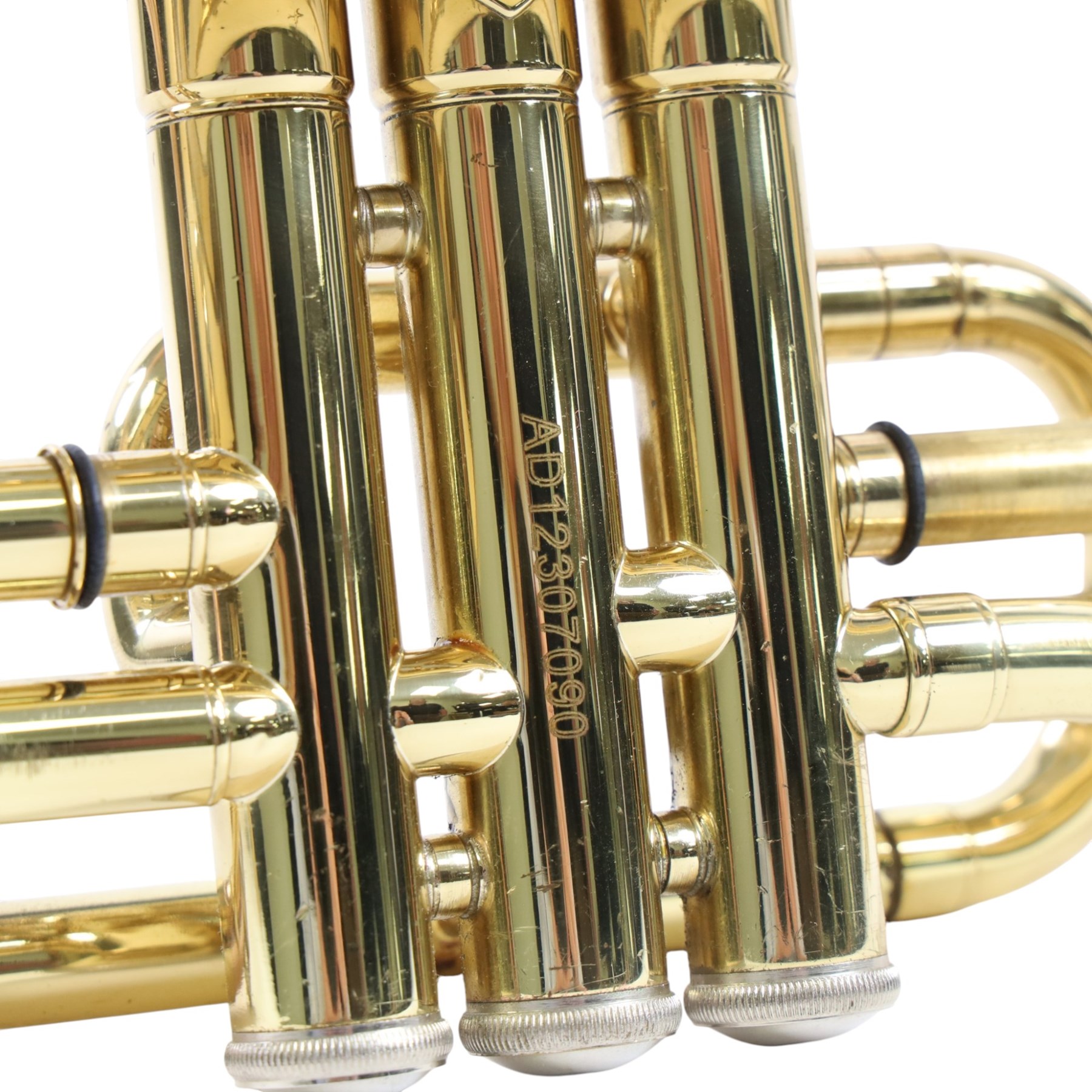 Sonata brass trumpet, with Denis Wick mouthpiece in a soft fitted carry case
