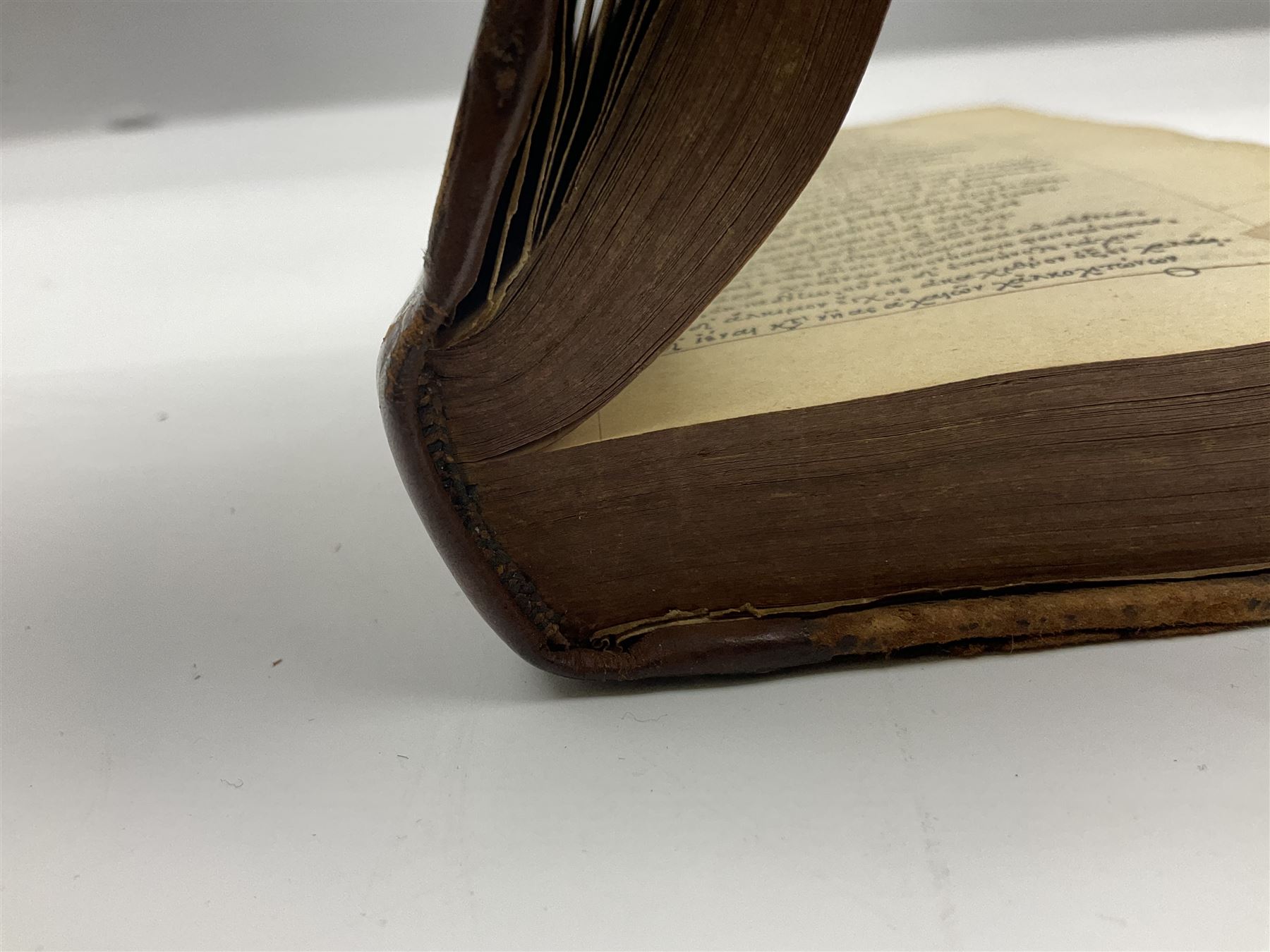 Homer's Illiad, 1554, with engraved title plate, complete book in greek text, the book has been rebound and rebacked