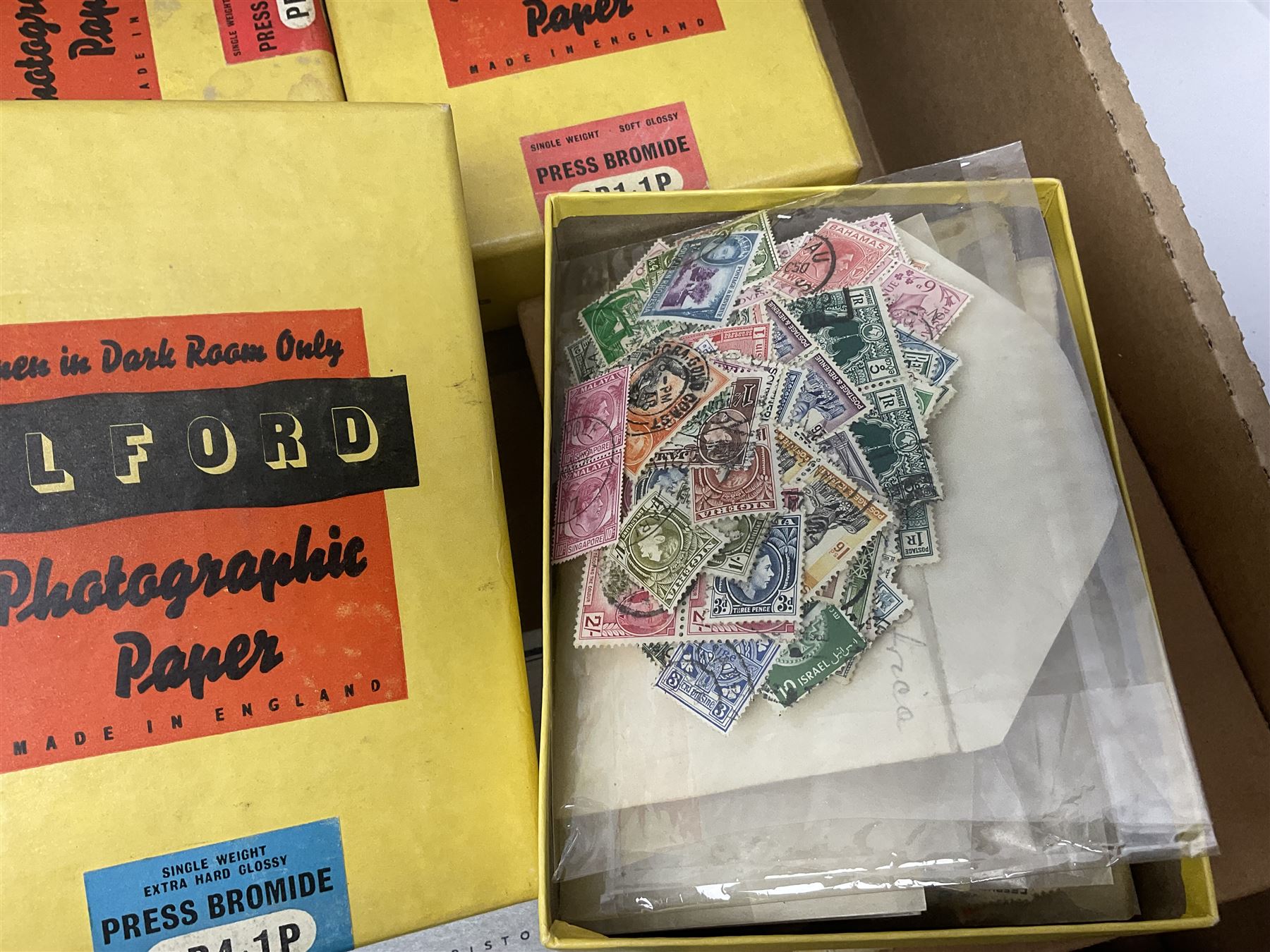 Great British and World stamps, including Austria, Hungary, Switzerland, France, Italy, Sweden, United States of America etc, various first day covers, stamps on envelope pieces etc, housed in albums, folders and loose, in three boxes