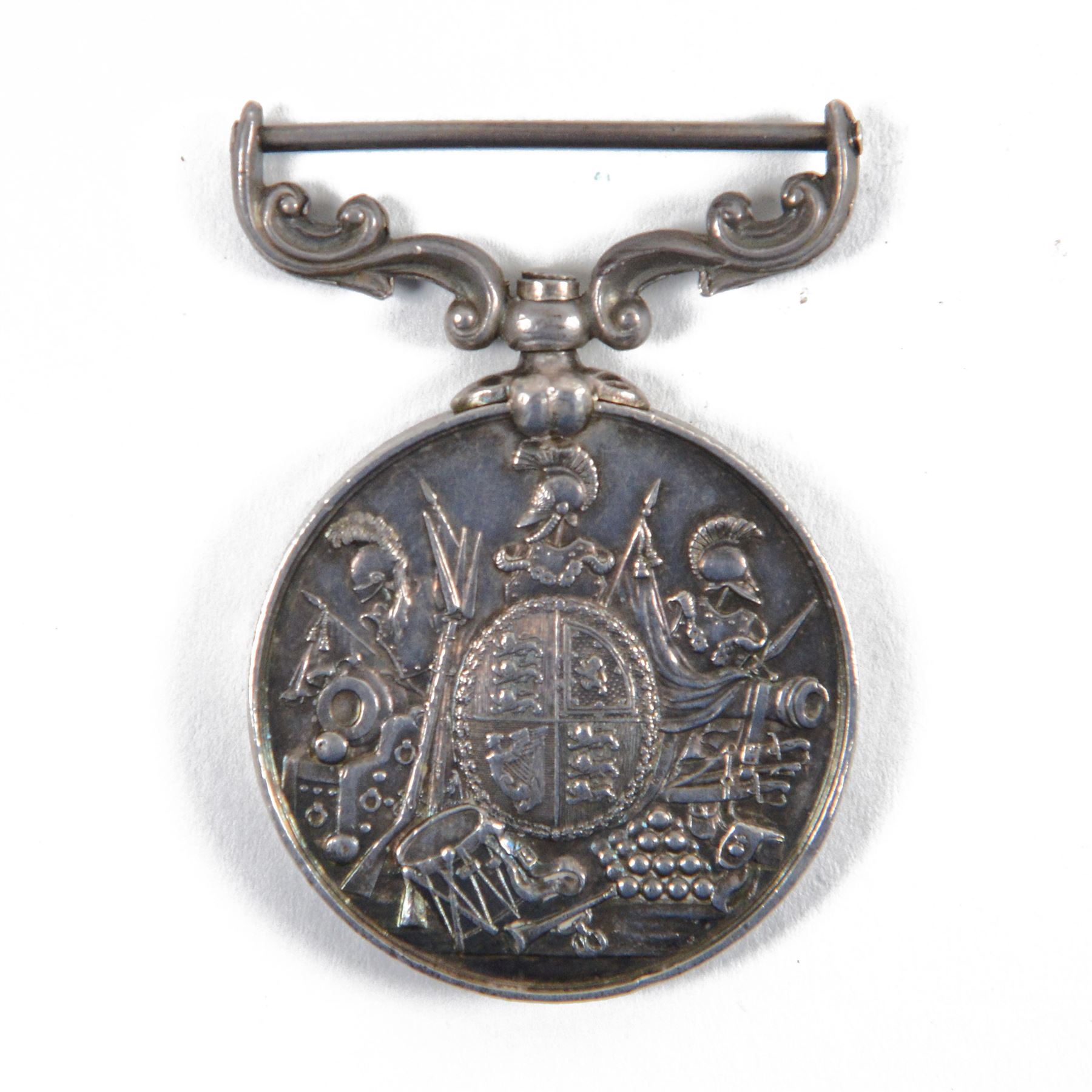 Queen Victoria Army Long Service and Good Conduct medal awarded to 53 Pte J Silk 1-13th Foot