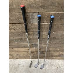 TaylorMade M6 golf 4 iron, and Elevate 95 R Flex 53 and 57 irons (3)