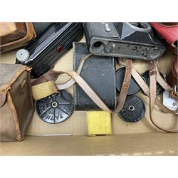 Corfield Periflex Gold Star camera body with Lumax 1:2:4 50mm lens, and other camera bodies and equipment