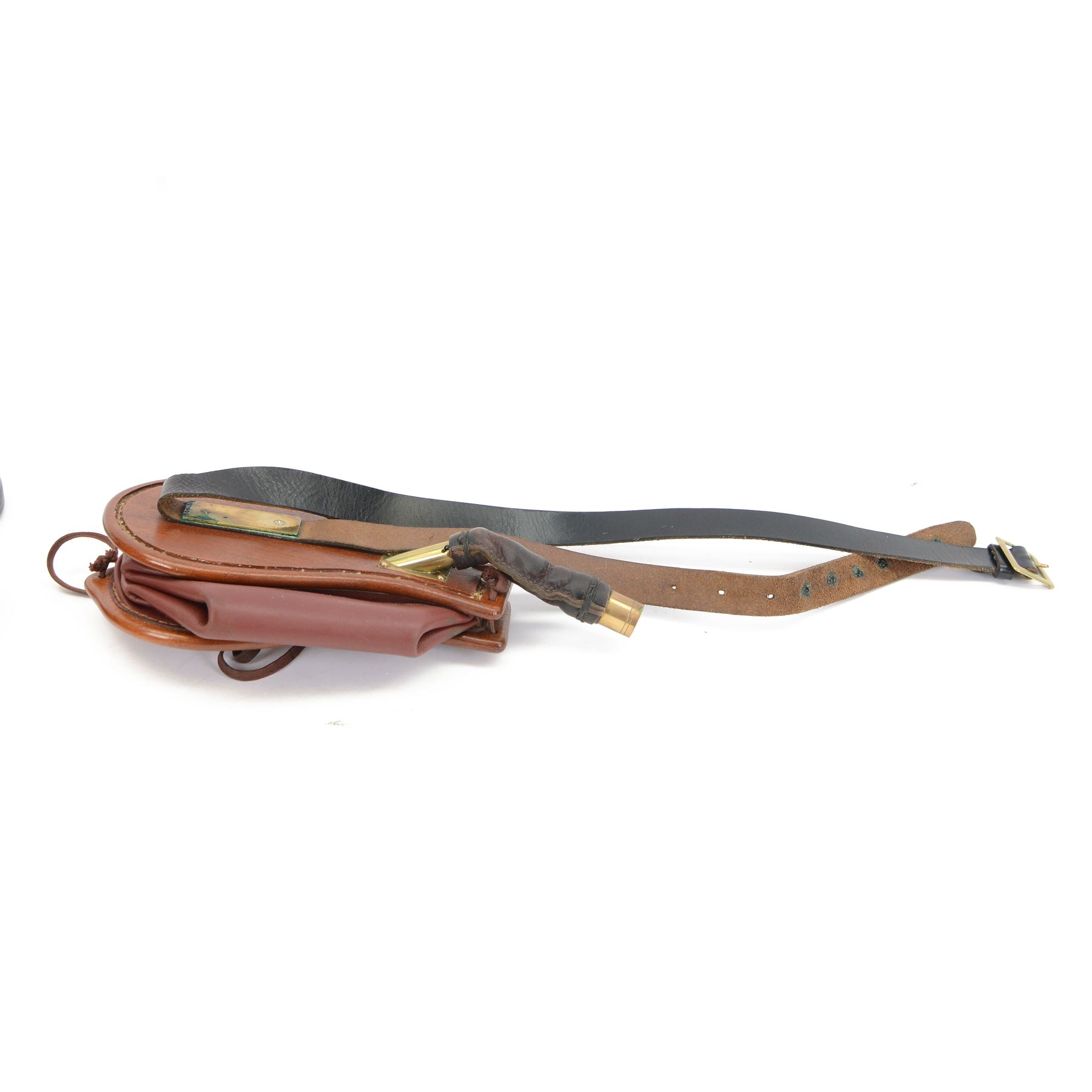 Handmade Northumbrian bagpipes by David Lilburn, with brass mounted Africa blackwood drone reeds, contained within a handmade wooden box by the same maker