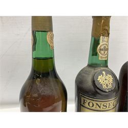 Mixed port, to include Don Pablo, 1982, port, Justerini and Brooks tawny port, calem port, etc, various contents and proof