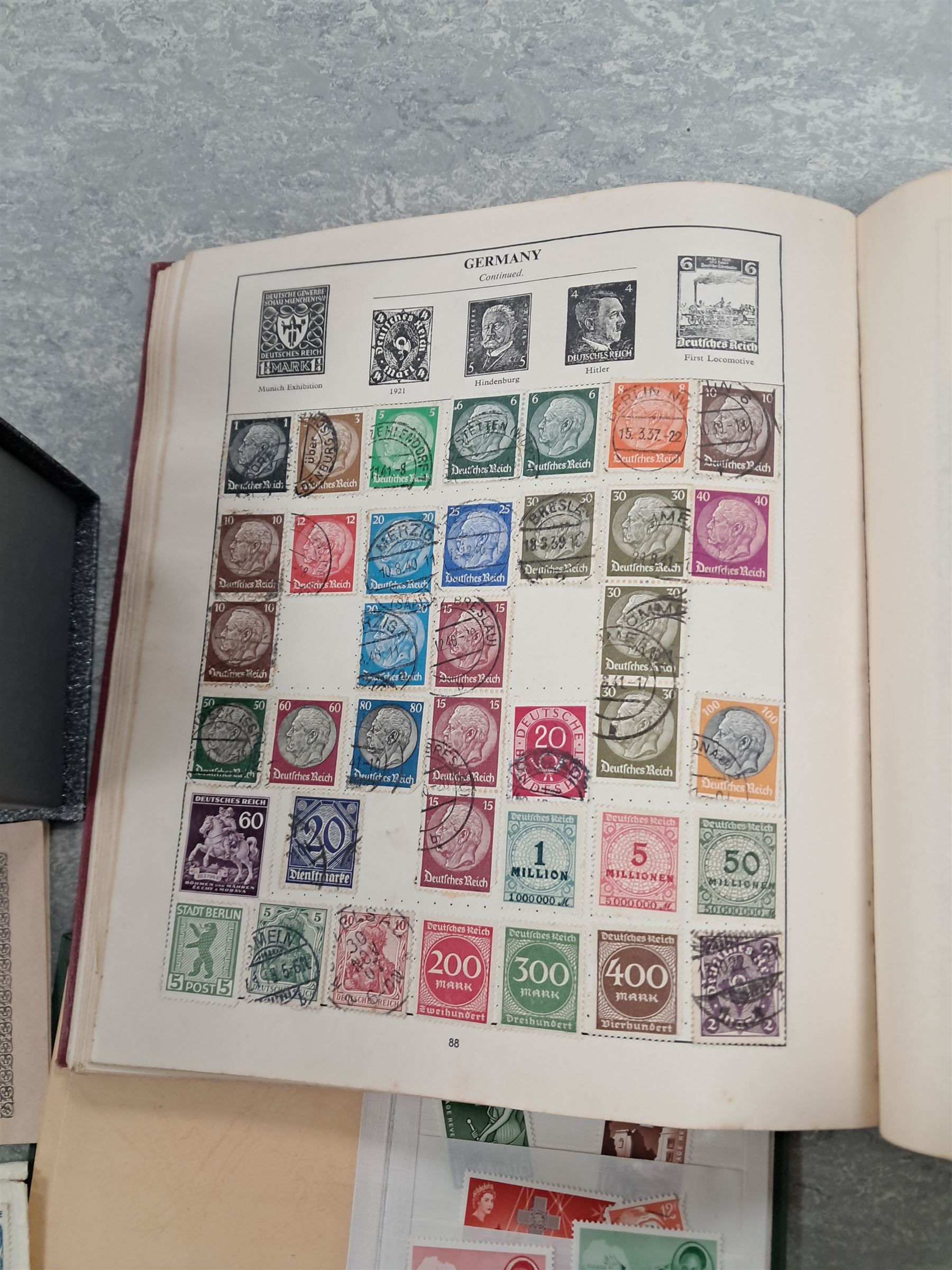 Great Britain and World stamps, 19th century and later, including Cape of Good Hope one penny red triangle, Germany, USA, etc, in one album and loose