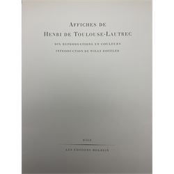 Rotzler, Willy - 'Affiches de Henri de Toulouse-Lautrec - Dix reproductions en couleurs', book containing ten colour Toulouse-Lautrec lithographs, pub. 1946 by Bale, unbound with loose plates, plates max 33cm x 24cm