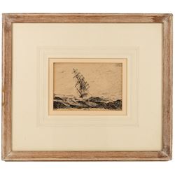 Matthewson (20th Century) after Arthur John Trevor Briscoe (British 1873-1943): Hove - To and Seine Nets, pair of pen and ink drawings indistinctly signed titled and dated 17/10/34 and 1934 (2)
