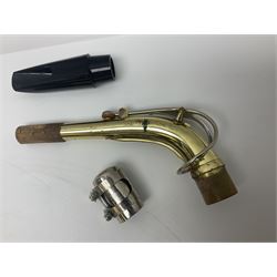 Czechoslovakian Boosey & Hawkes Powertone alto saxophone, serial no.125362; in fitted carrying case with crook