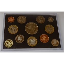  Six Royal Mint United Kingdom proof coin sets 2000, 2005, 2006, 2007, 2008 and 2010, all cased with certificates  