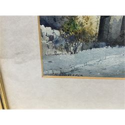 Noel Harry Leaver (British 1889-1951): York Minster from Bootham Bar and Lincoln Cathedral, pair watercolours signed 27cm x 37cm (2)