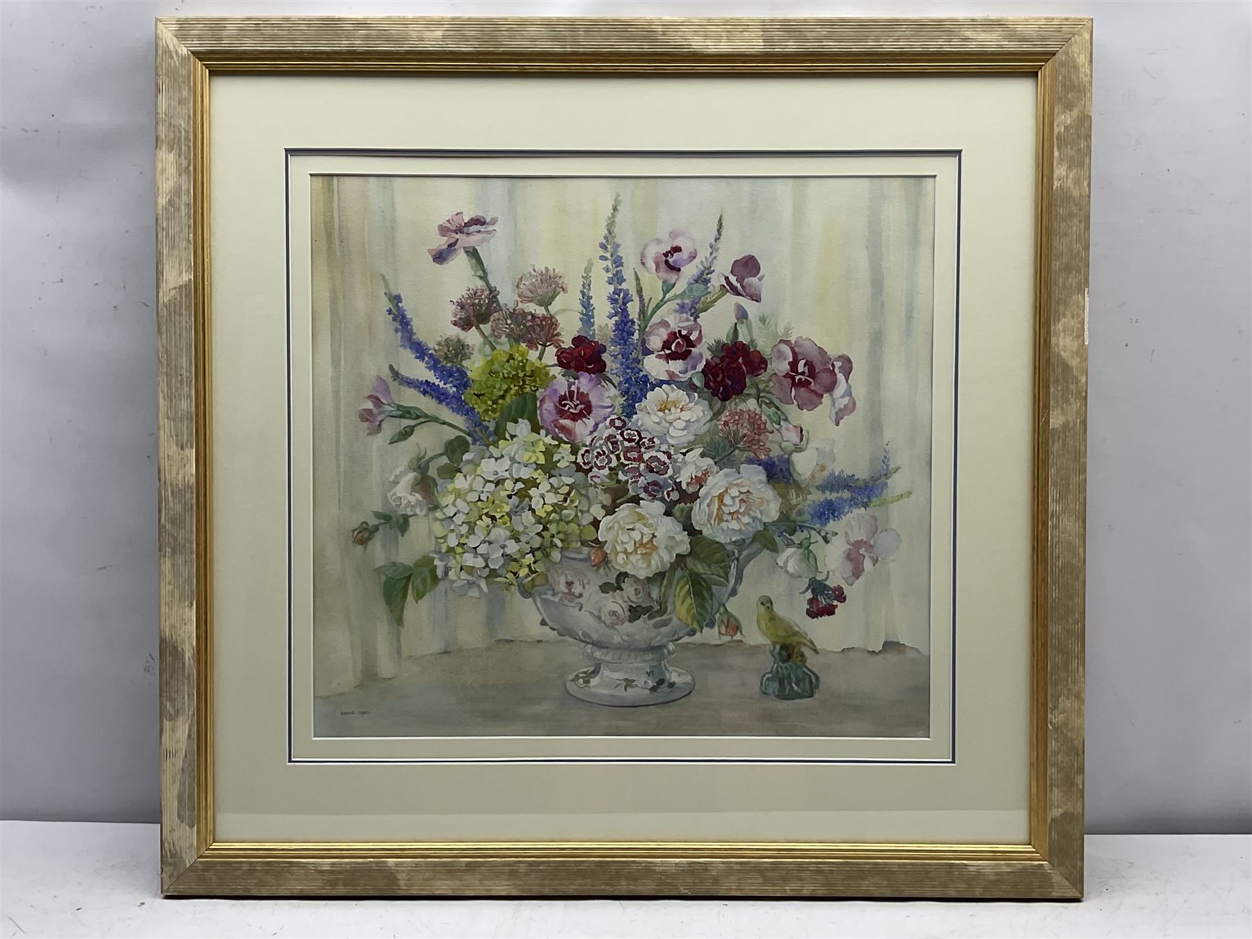 Dorcie Sykes (British 1908-1998): Still Life of Summer Flowers, watercolour signed 45cm x 49cm