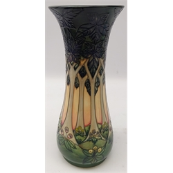  Moorcroft 'Cluny' pattern vase designed by Sally Tuffin, with box, H31cm   