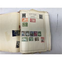 Stamps including Argentina, Austria, Belgium, Canada, Egypt, Germany, Hungary, Queen Victoria and later Great British etc, housed in two albums