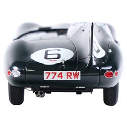 Autoart Signature Jaguar D-Type 1955 LeMans 24 Hours Winner, racing no. 6, boxed with certificate