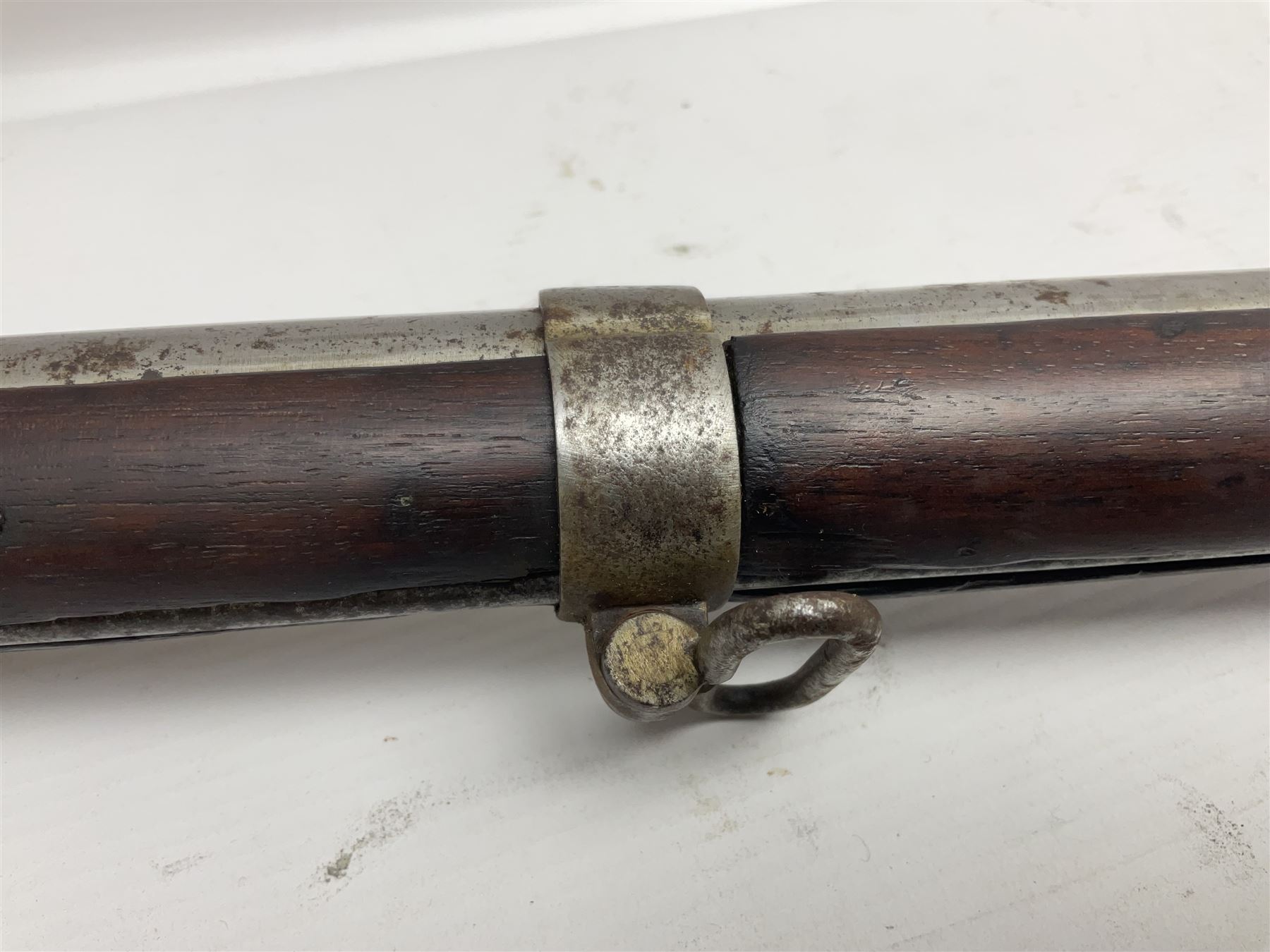 Early 19th century M.T. Wickham of Philadelphia flintlock musket, approximately .700 cal., the 104cm(41