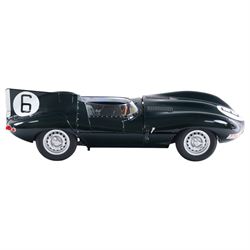 Autoart Signature Jaguar D-Type 1955 LeMans 24 Hours Winner, racing no. 6, boxed with certificate