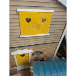 Burton Toys 'Caroline's Home' dolls house and a collection of dolls house furniture and accessories