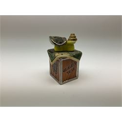 Three Ringtons novelty teapots, comprising The Ringtons Van teapot, the Tea Merchant teapot, and Millenium Celebration teapot. 