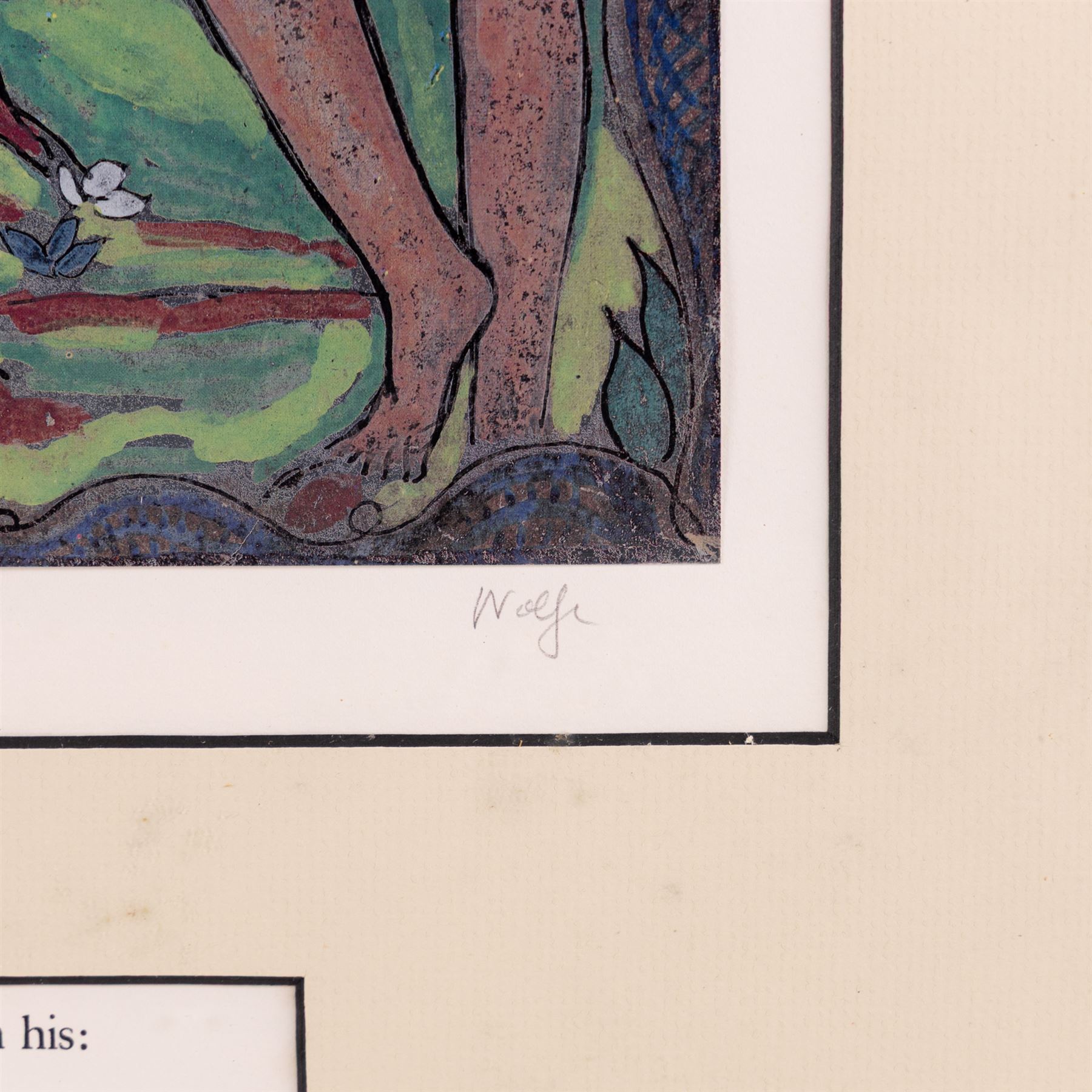 Edward Harris Wolfe (South African 1897-1982): 'Song of Songs', set of twelve limited edition lithographs on silvered paper each signed and numbered 228/250 in pencil, 36cm x 26cm, in matching frames (12)