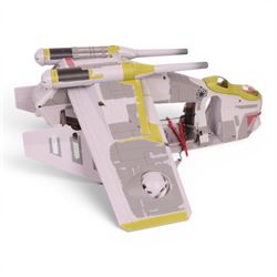 Hasbro Star Wars Revenge of the Sith playsets, including Droid Tri-Fighter, Crab Droid, Barc Speeder, Republic Gunship and AT-RT, together with a Hasbro Darth Vader Voice Changer Helmet, 