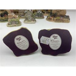 Twelve Lilliput Lanes, including the full Helen Allingham Collection, Chalfont St  Giles, Midhurst, Great Wishford and Witley and from the Blaise Hamlet Classics Collection, Circular Cottage, Dial Cottage, Double Cottage etc, all with original boxes 