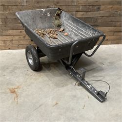 Countax K18 Twin ride on lawnmower 42” cut, with trailer and attachment 