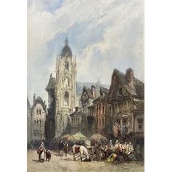 Paul Marny (French/British 1829-1914): 'Lisieux', watercolour signed and titled 45cm x 31cm 
Provenance: in the same family ownership for three generations 