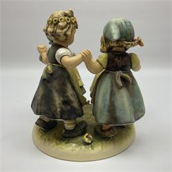 Large Hummel figure group by Goebel, Ring Around the Rosie, H19cm
