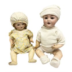 Carl Harmus Germany bisque head doll wit