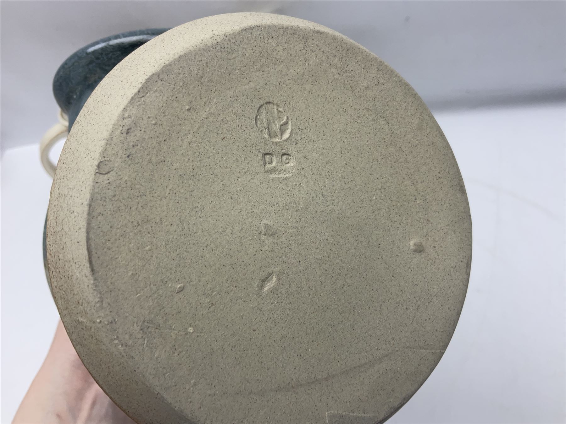 Collection of studio pottery, including Punch set with eight cups, two Paul Murray jugs, dishes, etc 