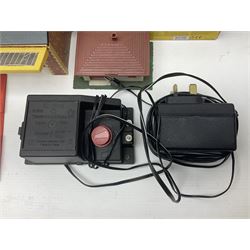 Hornby '00' gauge - Thomas the Tank Engine and Friends 0-6-0 tank locomotive No.1 with Annie and Clarabel coaches; all boxed; Breakdown Pack, Car Transporter Pack, Fuel Tanker Pack and Automatic Level Crossing; all boxed; Lima Car Transporter; boxed; and quantity of trackside accessories etc