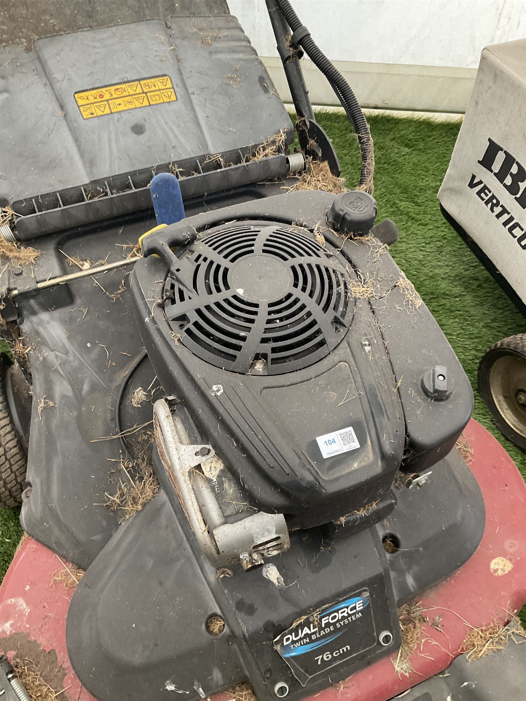 Toro Timemaster 76cm Twin blade lawnmower  - THIS LOT IS TO BE COLLECTED BY APPOINTMENT FROM DUGGLEBY STORAGE, GREAT HILL, EASTFIELD, SCARBOROUGH, YO11 3TX