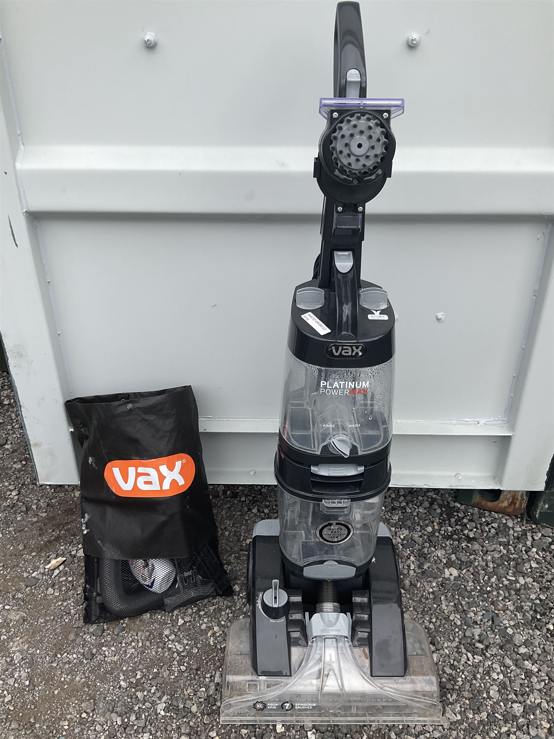 “Vax platinum power max”, carpet cleaner with accessories THIS LOT IS