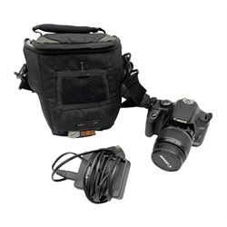 Canon EOS 450D camera with Canon Zoom lens 'EF-S 18-55mm 1:3.5-5.6 IS' with carry bag