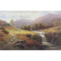 William Mellor (British 1851-1931): 'View near Rydal Westmorland', oil on canvas signed, titled verso 30cm x 45cm
