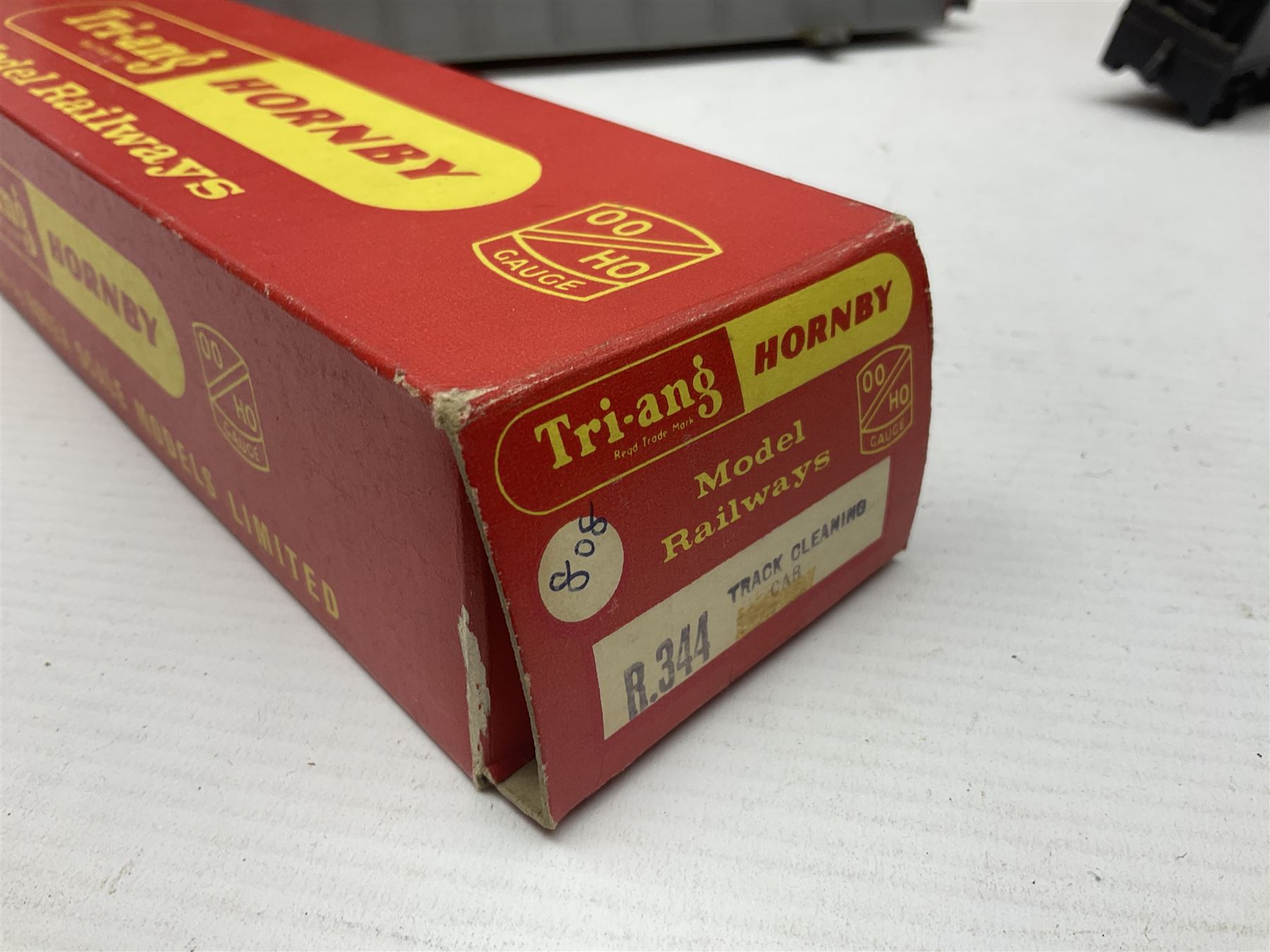 Tri-ang/Hornby '00' gauge - Princess Class 4-6-2 locomotive 'Princess Elizabeth' No.46201 with tender; Battle Space Turbo Car, boxed; four passenger coaches, buffet car, track cleaning car and eight wagons, all boxed; and various other accessories