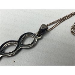 Scottish silver Ola Gorie arctic tern brooch and a matching pair of earrings, 9ct gold stud earrings, collection of costume jewellery, three wristwatches including Ingersoll and Rotary, a Freeman's Alright pocket watch and a continental silver fob watch stamped 935