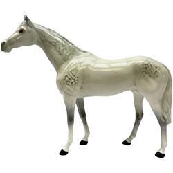 Beswick dappled grey horse, with printed mark beneath, H28cm