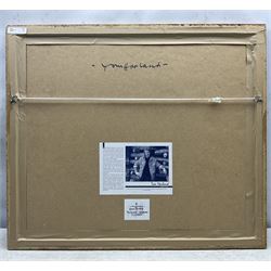 Tom Harland (Yorkshire 1945-2012): 'The Humber - Late Afternoon in November', pastel signed, titled on label verso 31cm x 43cm 